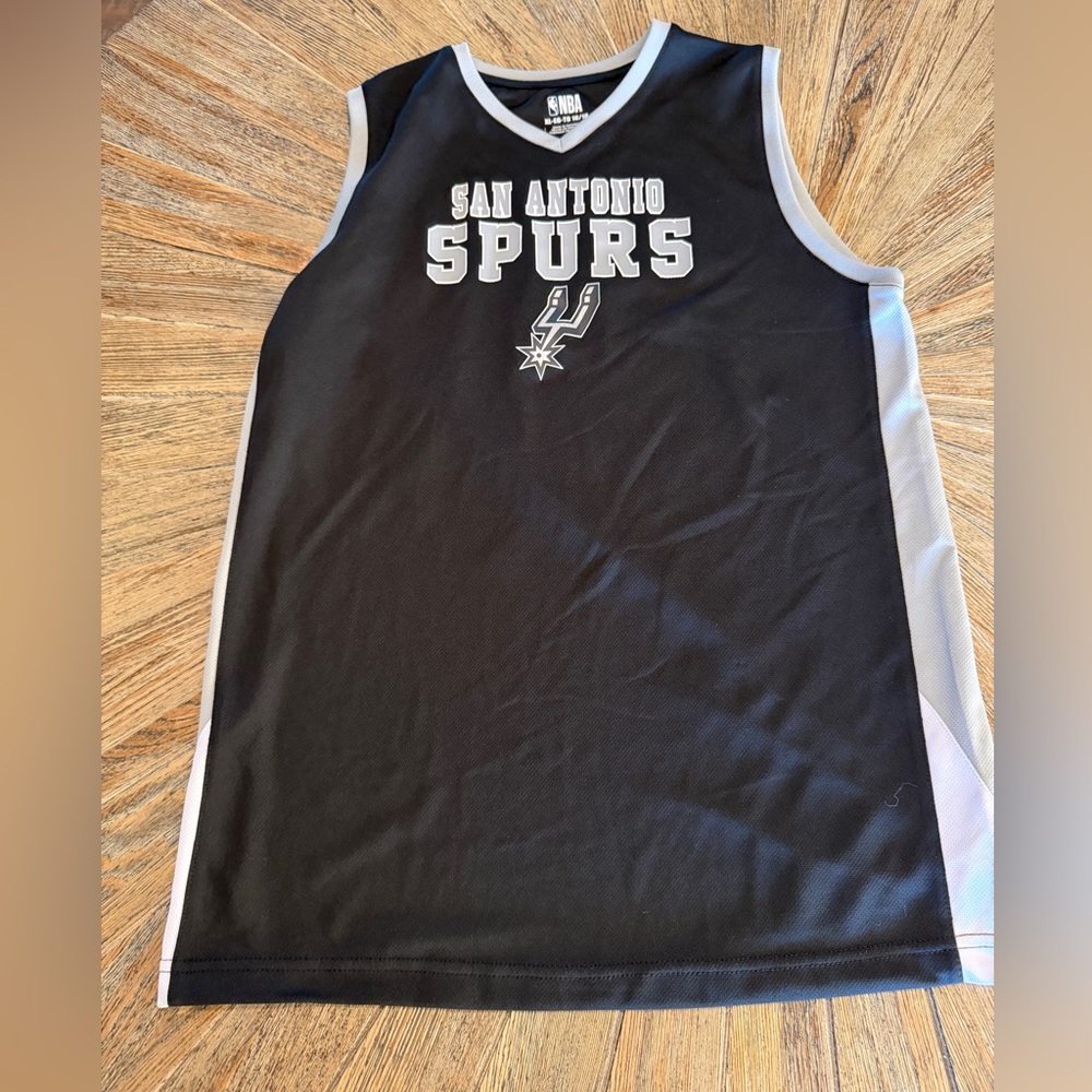 NBA San Antonio Spurs Youth XL (16/18) Black Basketball Jersey Official Licensed